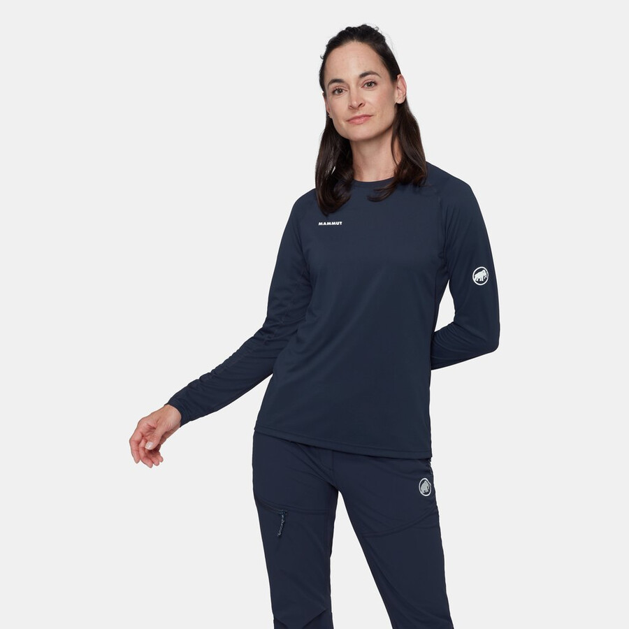 ducan fl longsleeve dame marine