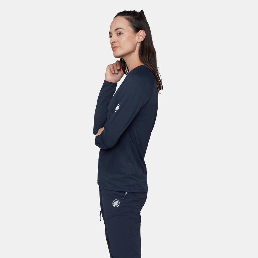 ducan fl longsleeve dame marine