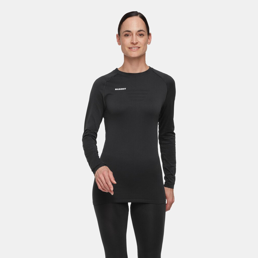 all-mountain seamless bl langermet mid dame svart