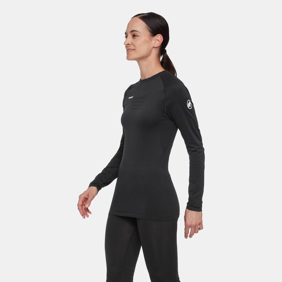 all-mountain seamless bl langermet mid dame svart