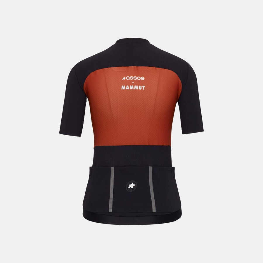 assos x mammut tactica dametrøye t5 rød