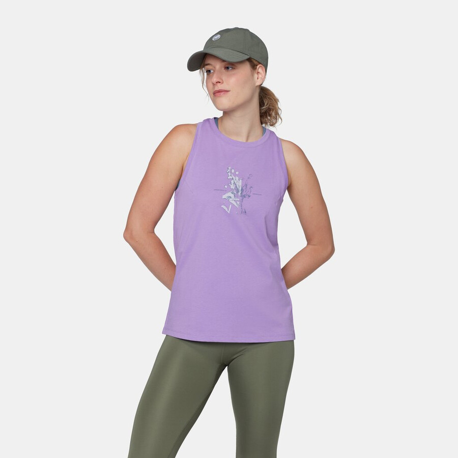 mammut core tank top dame blomsterlavendel