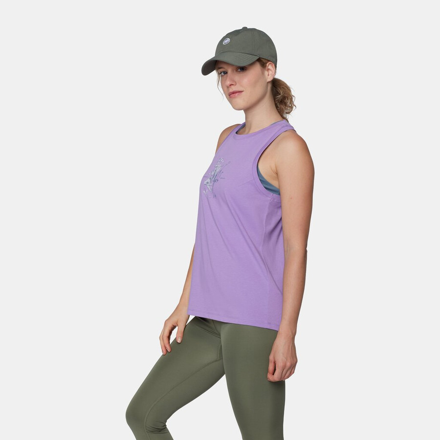 mammut core tank top dame blomsterlavendel