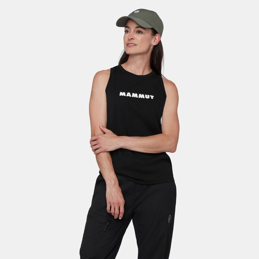 mammut core tank top dame logo svart