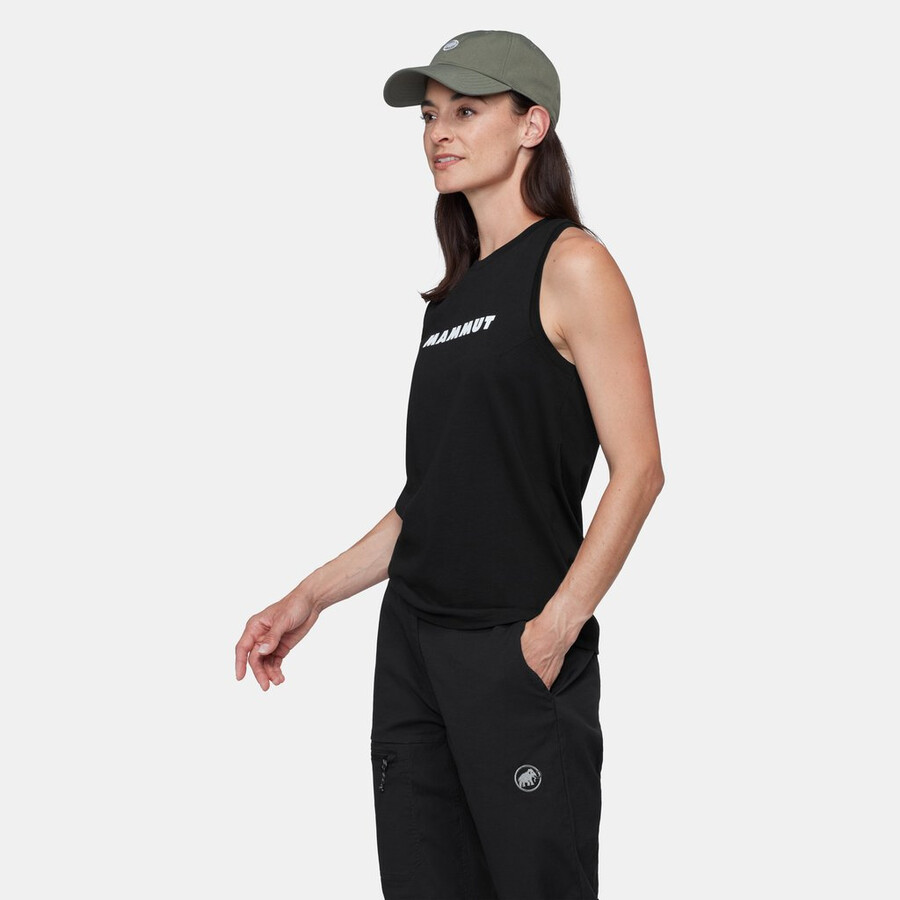 mammut core tank top dame logo svart