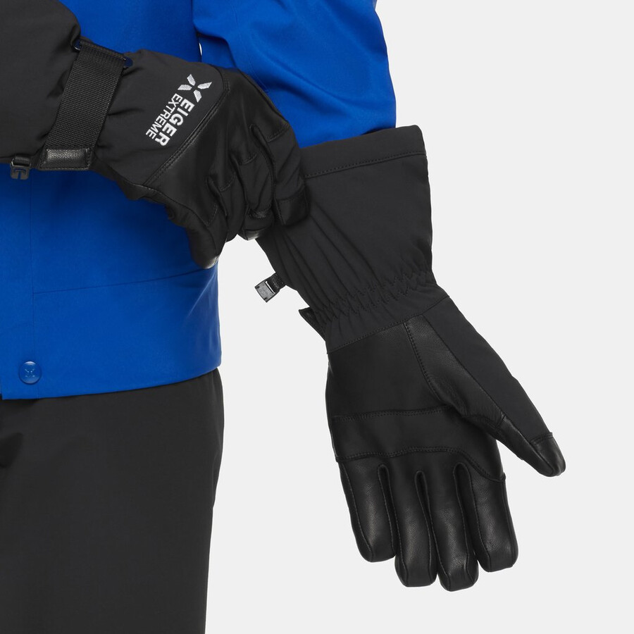 eiger nordwand pro 2-i-1-hanske svart