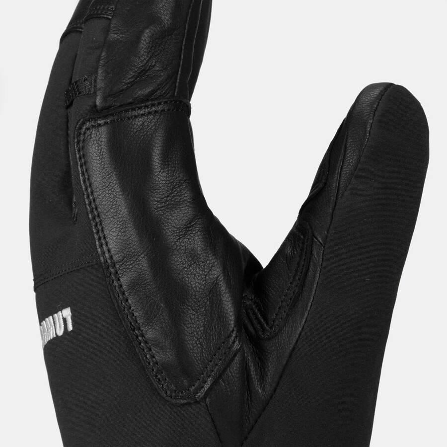 eiger nordwand warm 3-finger glove black