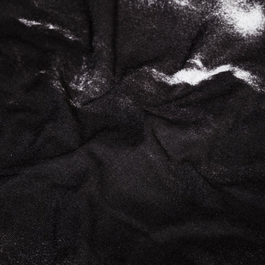 fleece halsmansjett svart-hvit