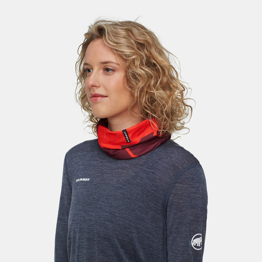 mammut halskjede logo stål-svart