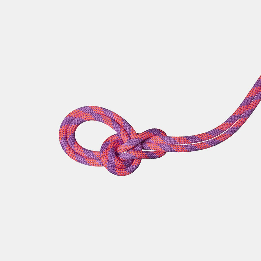 9.5 crag dry rope duodess 80m lavendel-livlig oransje