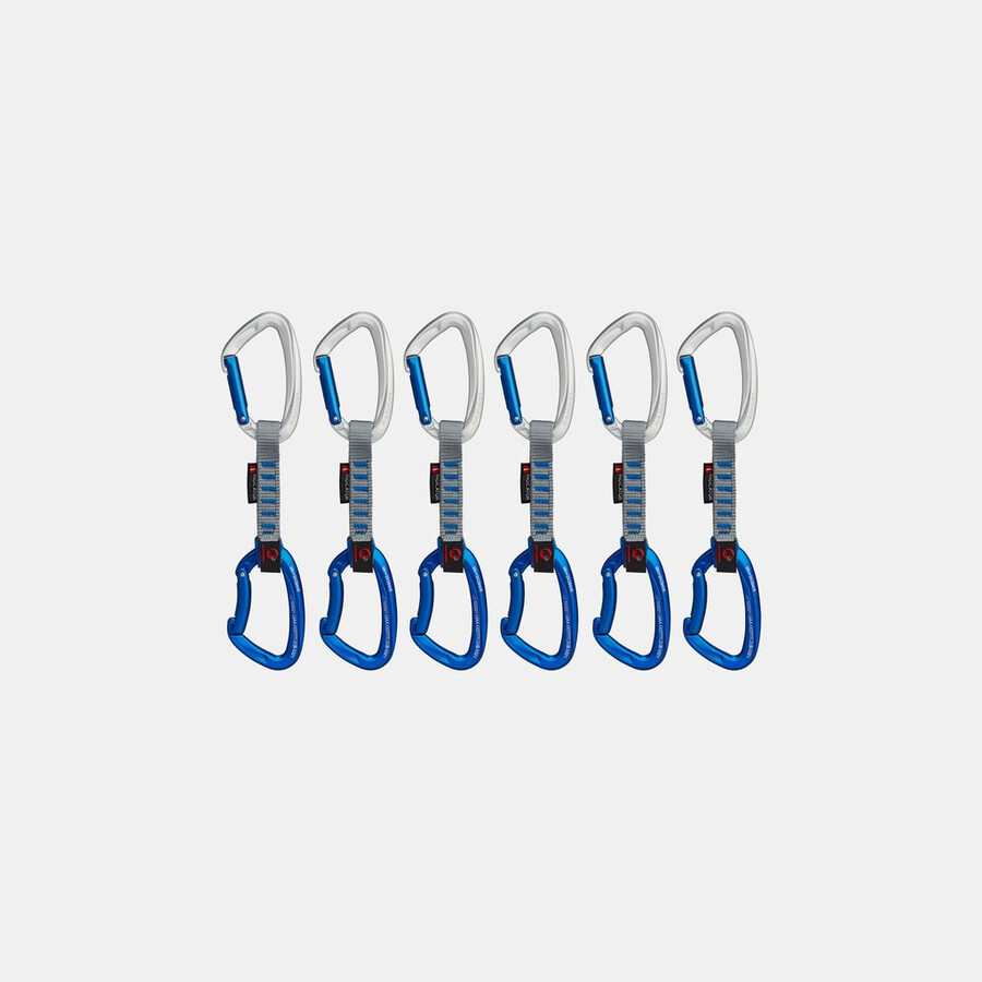 crag keylock 10 cm indikator 6-pakning hurtigtrekk sølv-ultramarin