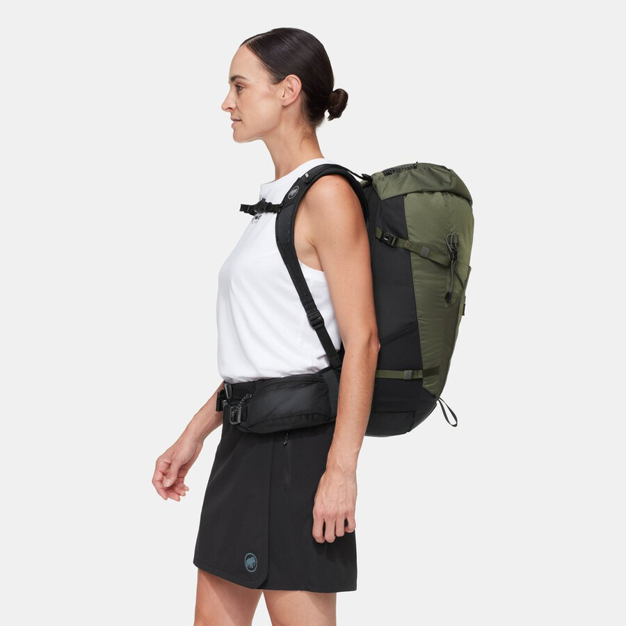 lithium 30 dame marine-svart