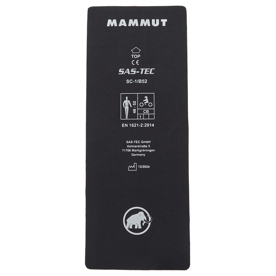 mammut ryggbeskytter svart