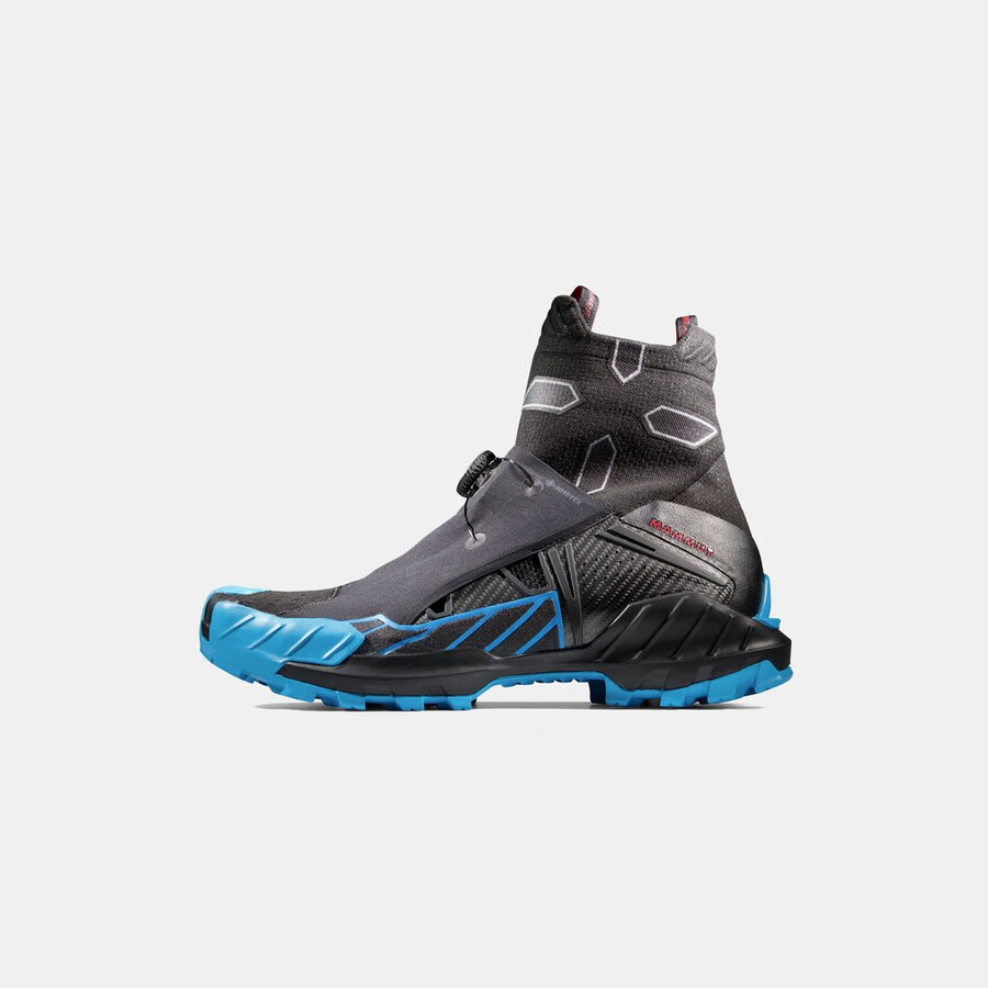 eiger speed boa high gtx dame svart-himmelblå