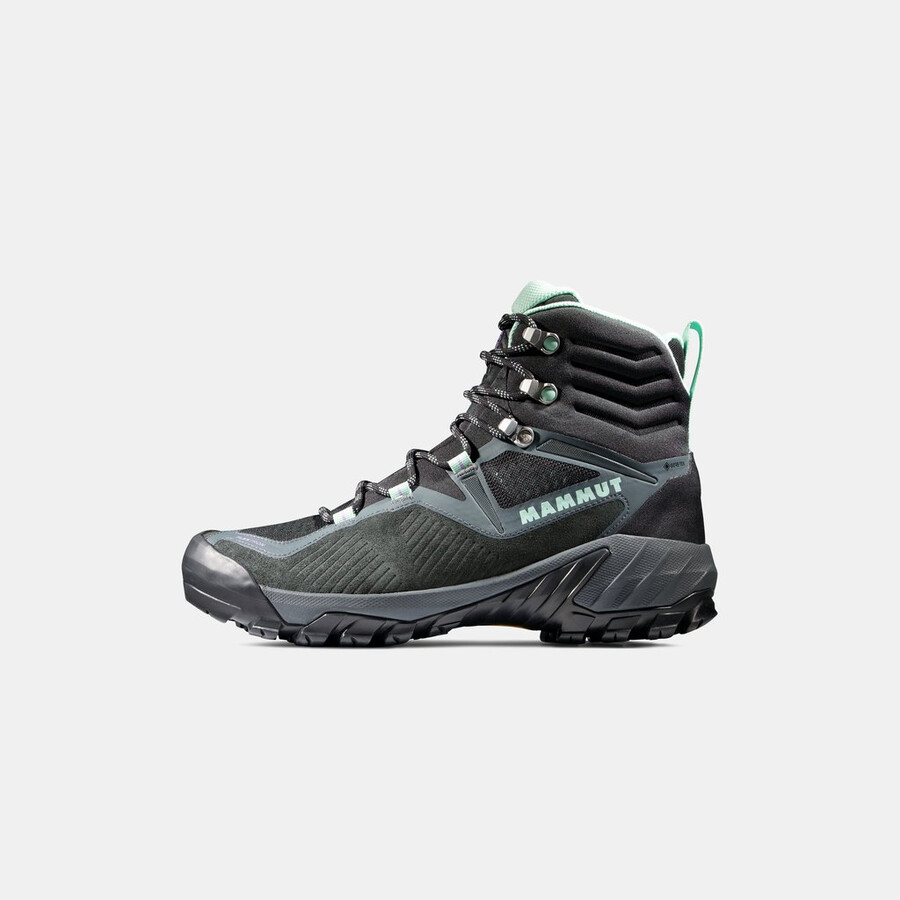 sapuen high gtx dame mørk stål-neo mint