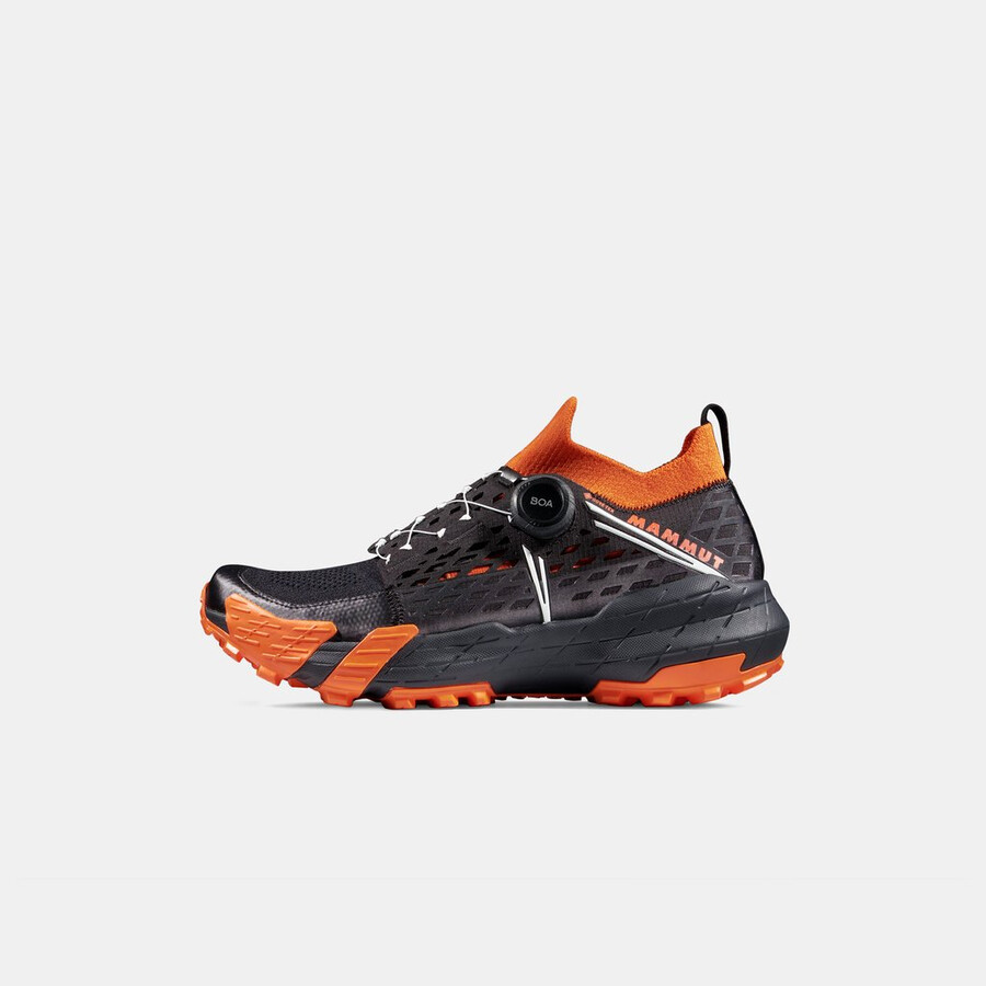 aenergy tr boa mid gtx dame svart-mørk mandarin