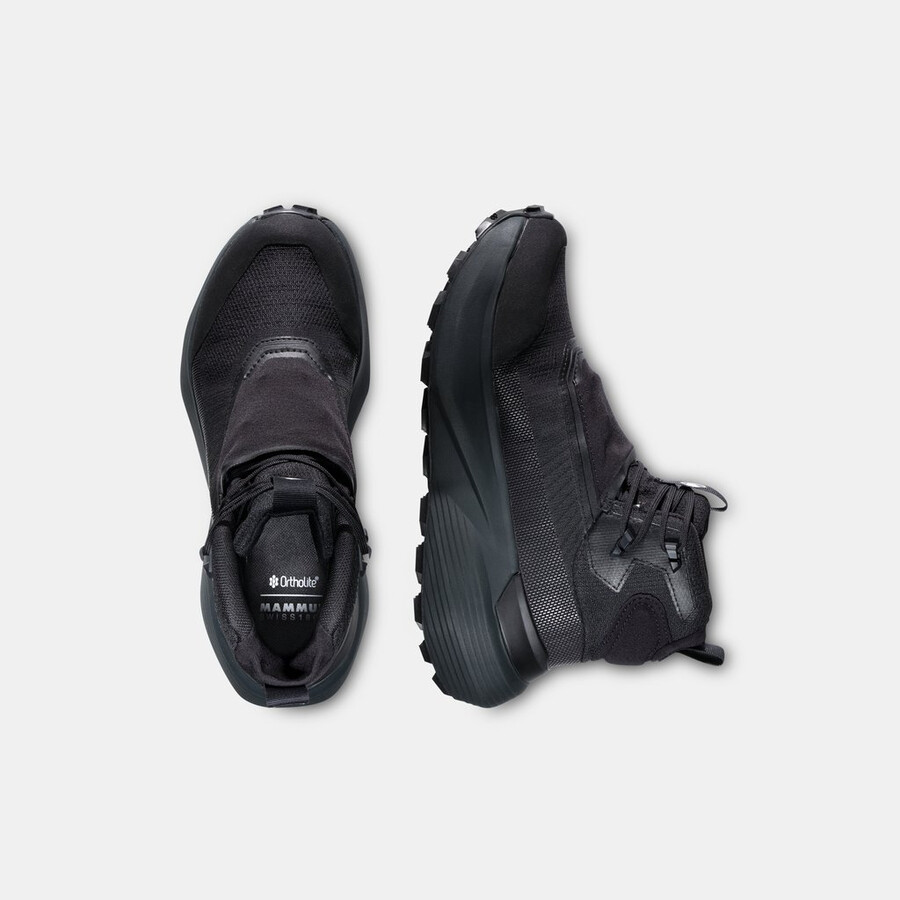 aenergy ultra mid gtx dame svart-mørk stål